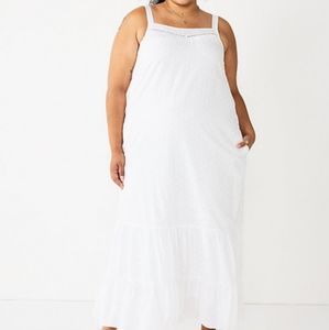 NEW Sonoma White Sun Dress